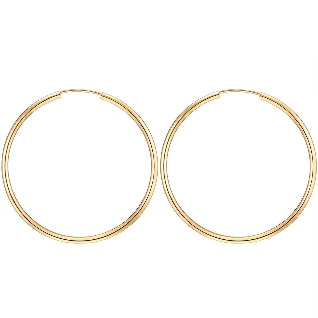Creolen Sterling Silber gelbgold