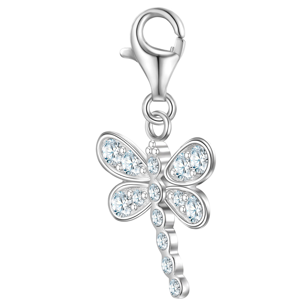 Charm Sterling Silber Zirkonia weiß