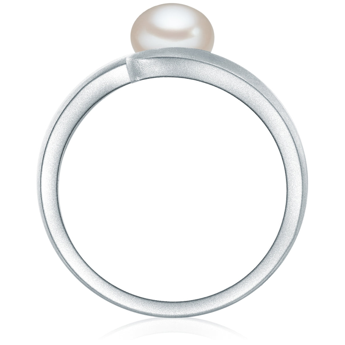 Ring Sterling Silber Süßwasser-Zuchtperle weiß