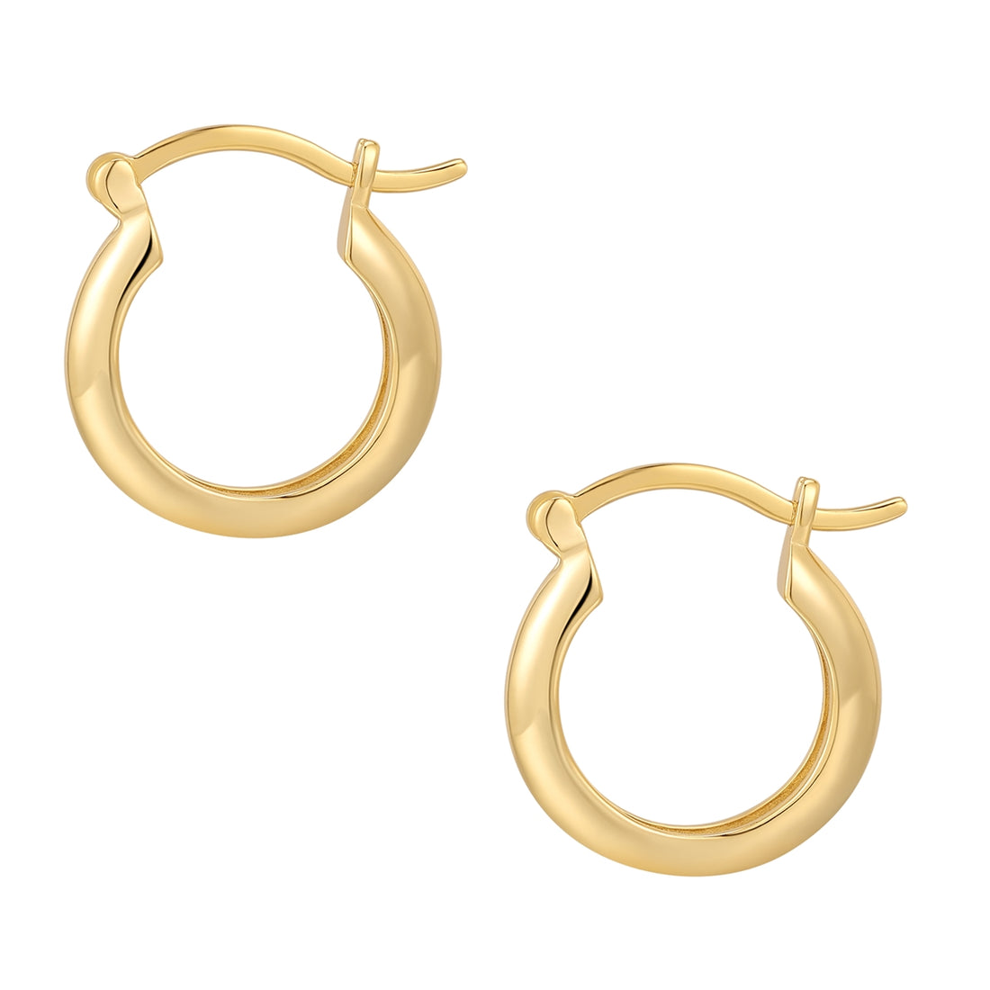 Creolen Sterling Silber gelbgold