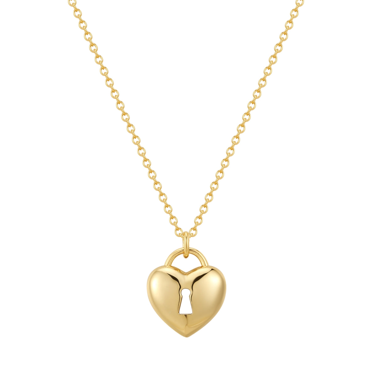 Kette mit Anhänger Sterling Silber gelbgold